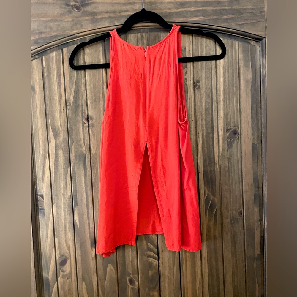 Topshop colorful open back top